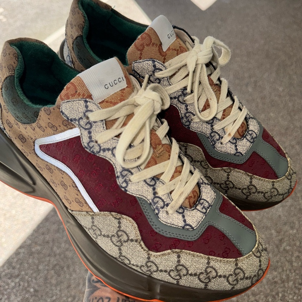 Gucci Rhyton “Beige Brick Red”